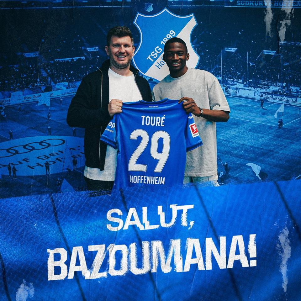 Hoffenheim Chiêu Mộ Tài Năng Trẻ Bazoumana Touré với Mức Giá 10 Triệu Euro