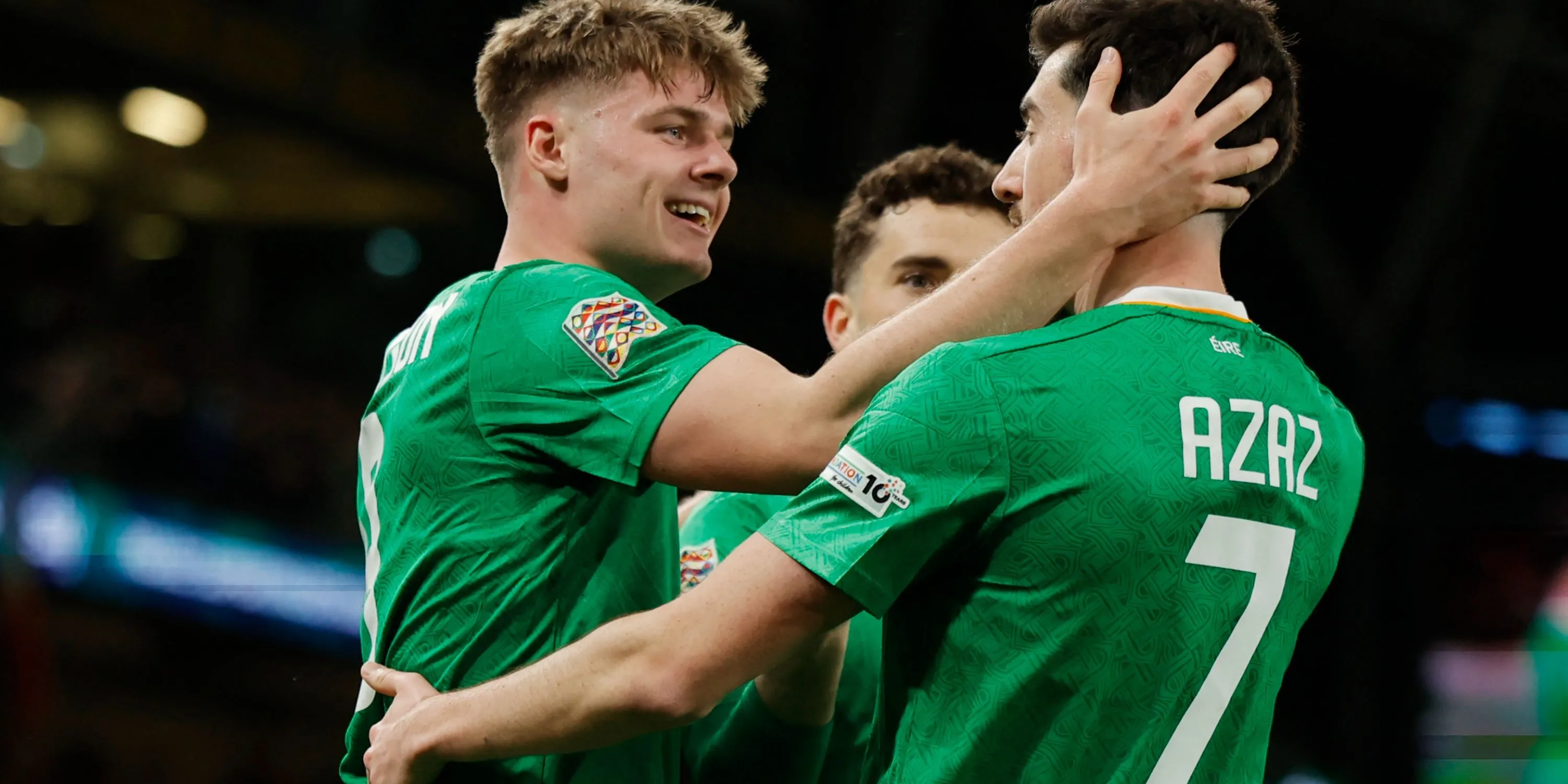Evan Ferguson trong màu áo đội tuyển Cộng hòa Ireland