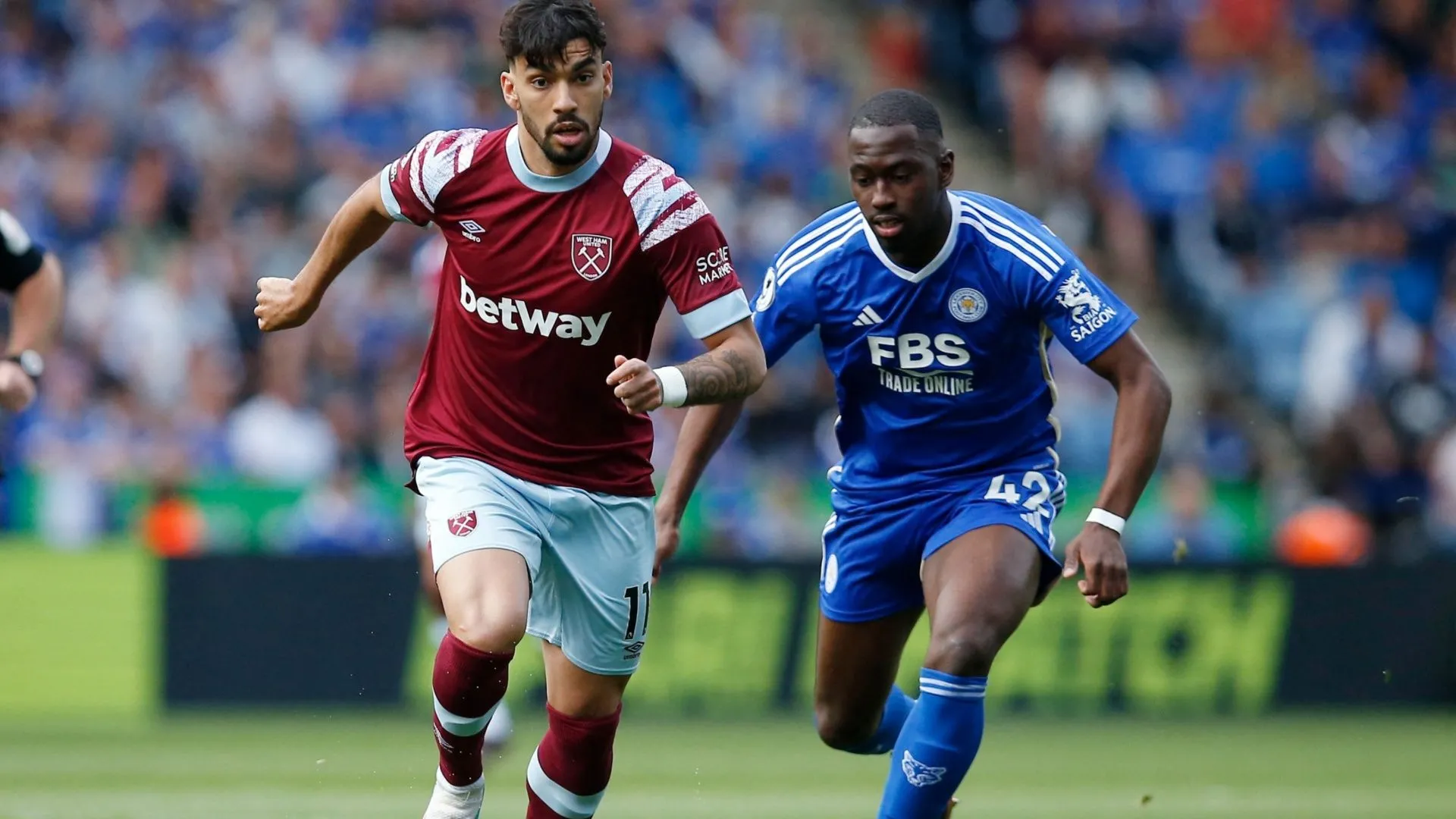 Tiền vệ Boubakary Soumaré trong màu áo Leicester City