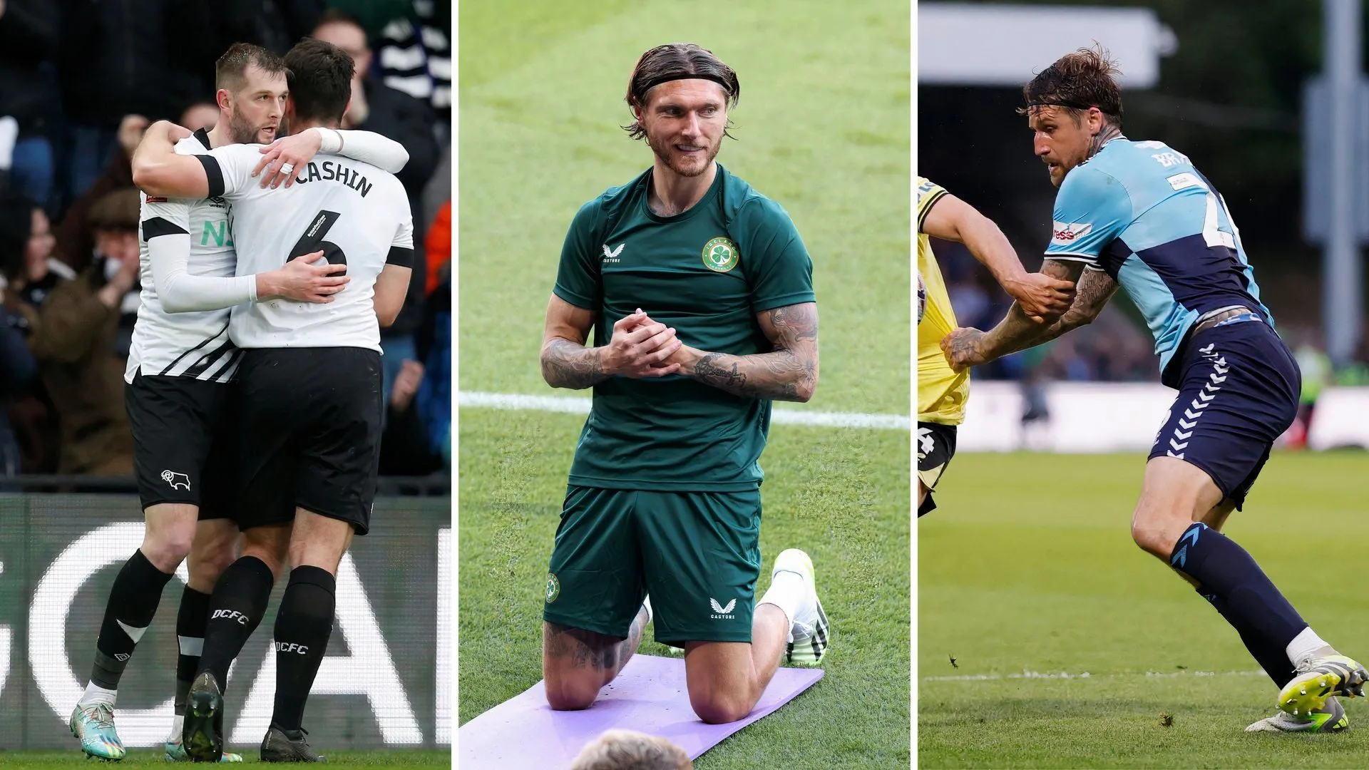 Các cầu thủ rời Derby County cùng Tom Barkhuizen, bao gồm Jeff Hendrick và Sonny Bradley