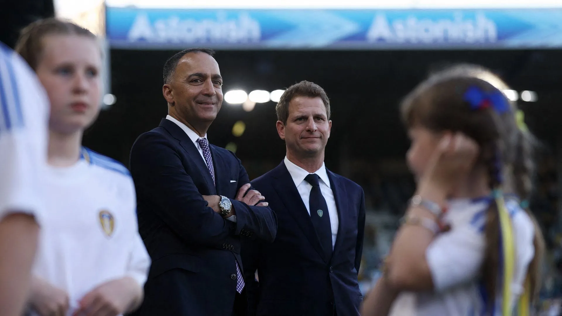 Chủ tịch Leeds United Paraag Marathe tại sân Elland Road