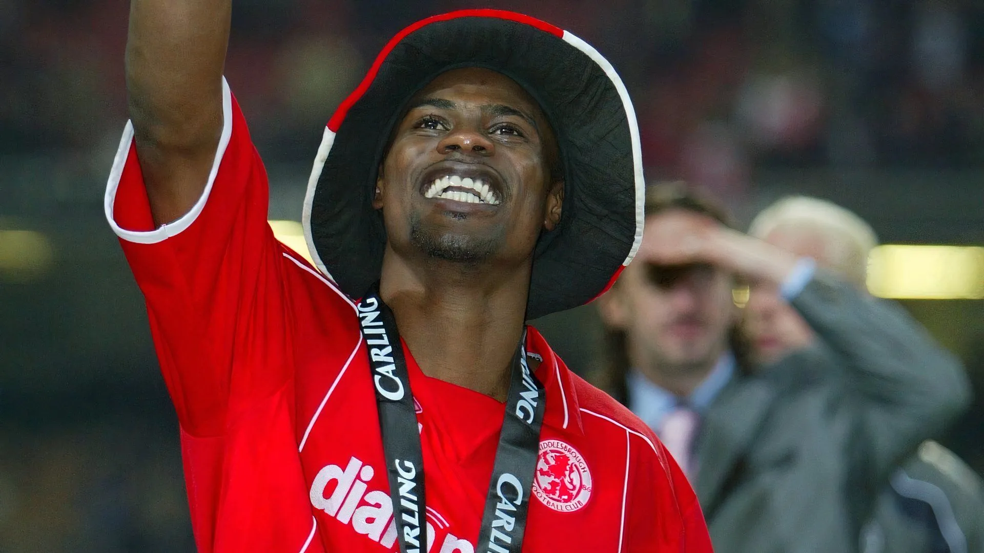 George Boateng thi đấu trong màu áo Middlesbrough trong giai đoạn thành công của câu lạc bộ