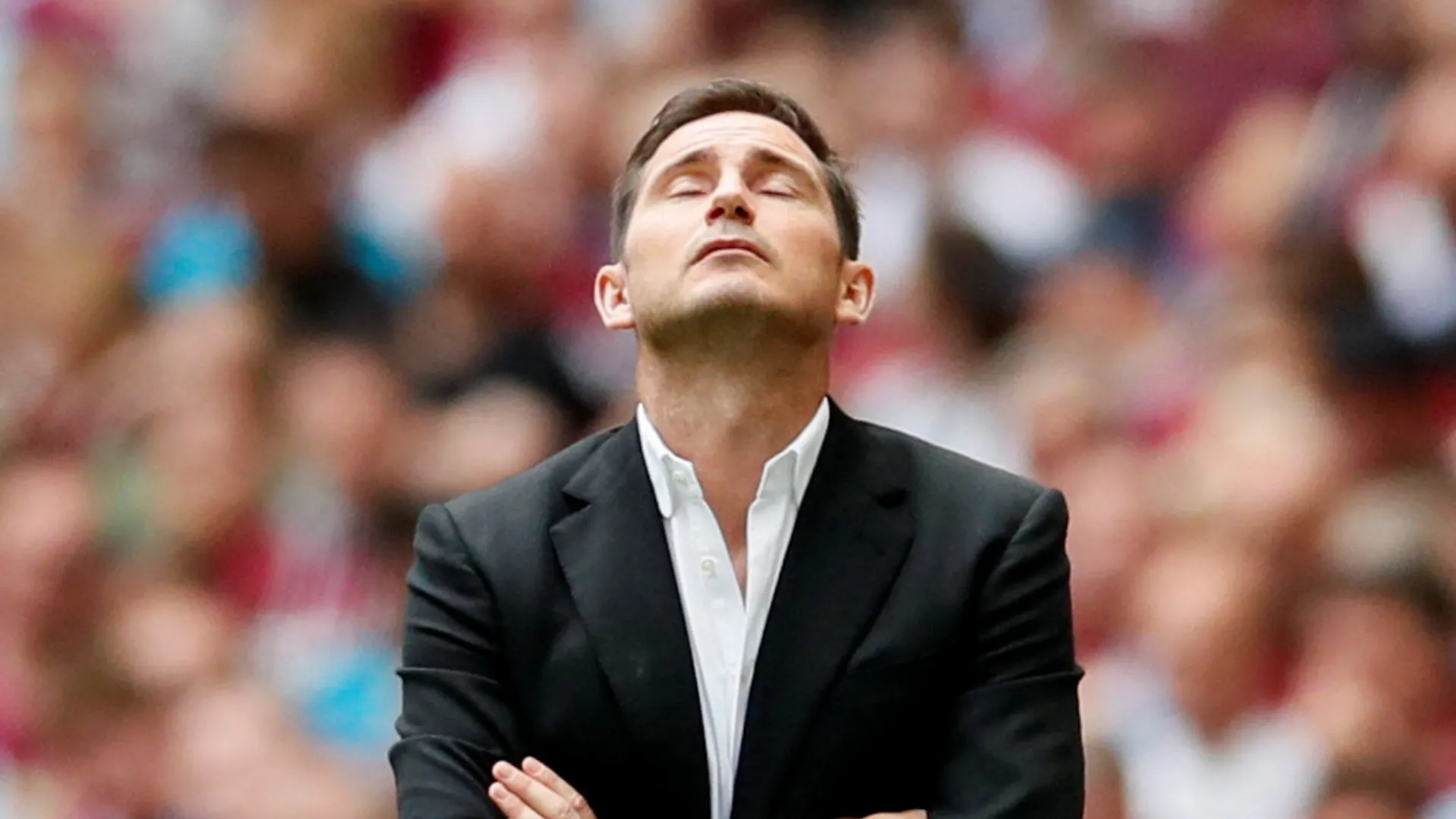 HLV Frank Lampard trong thời gian dẫn dắt Derby County ở Championship