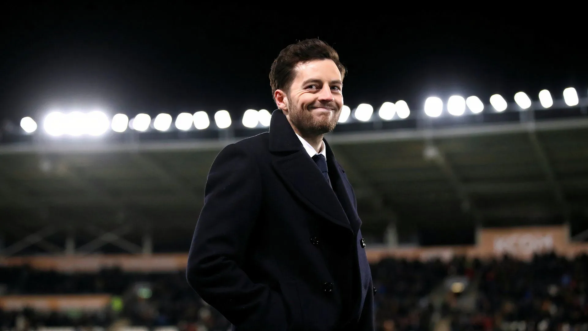 Ryan Mason tại sân vận động MKM, một ứng viên tiềm năng cho ghế HLV Hull City