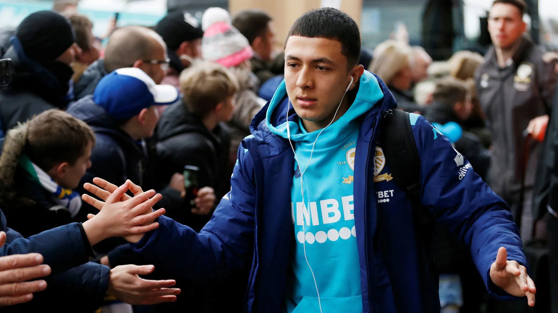 Tiền vệ Ian Poveda thời còn thi đấu cho Leeds United