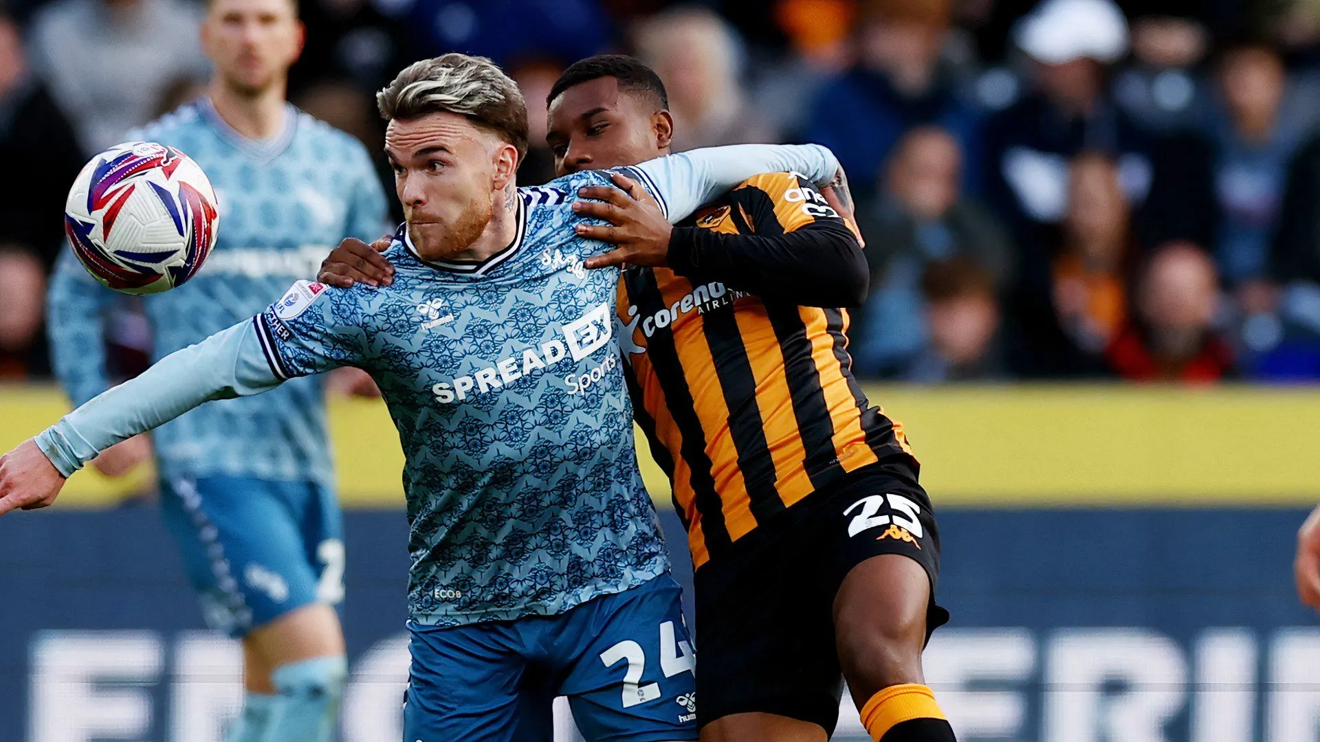 Tiền vệ Oscar Zambrano trong màu áo Hull City