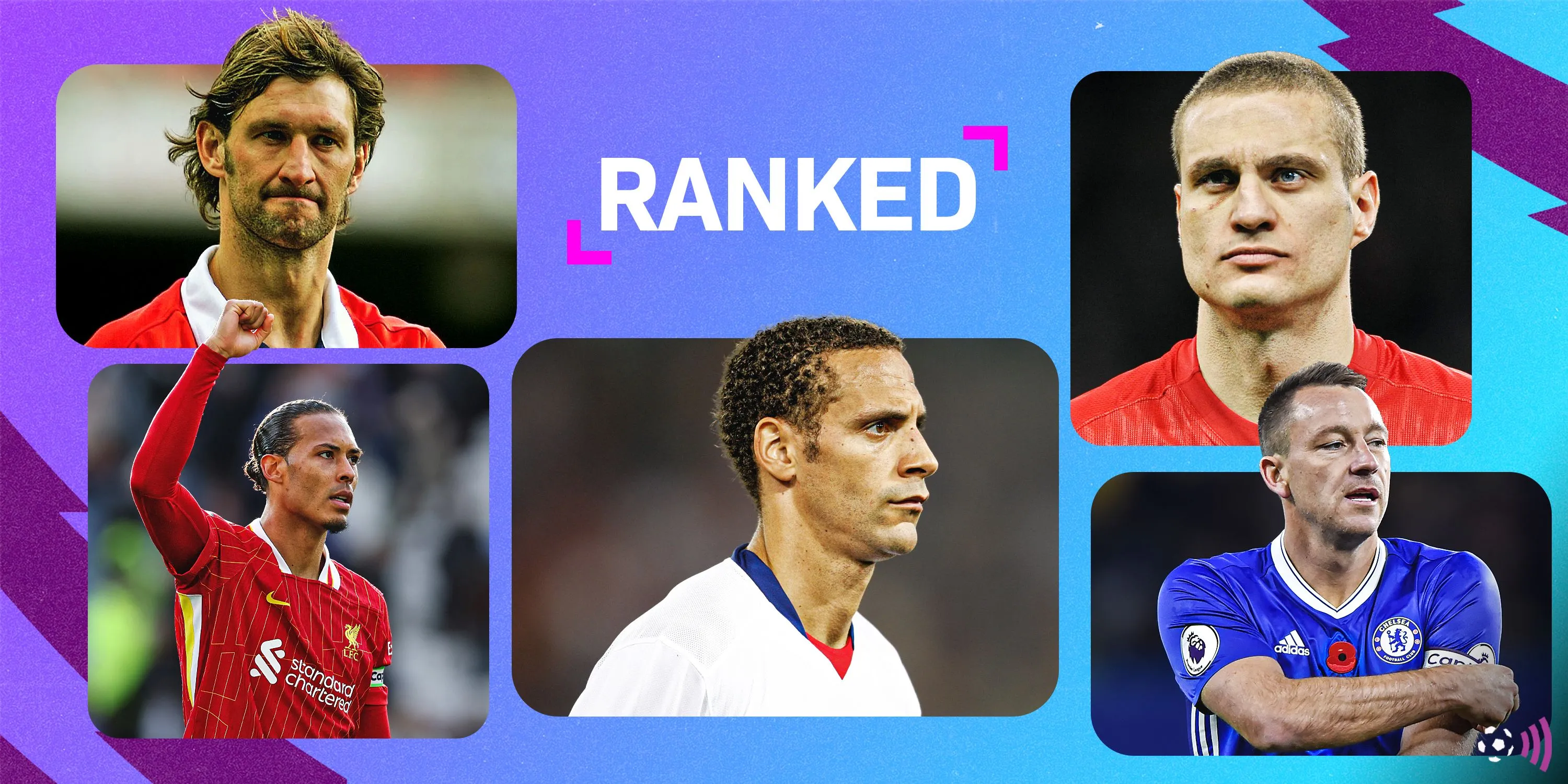 Xếp hạng các trung vệ xuất sắc nhất Premier League