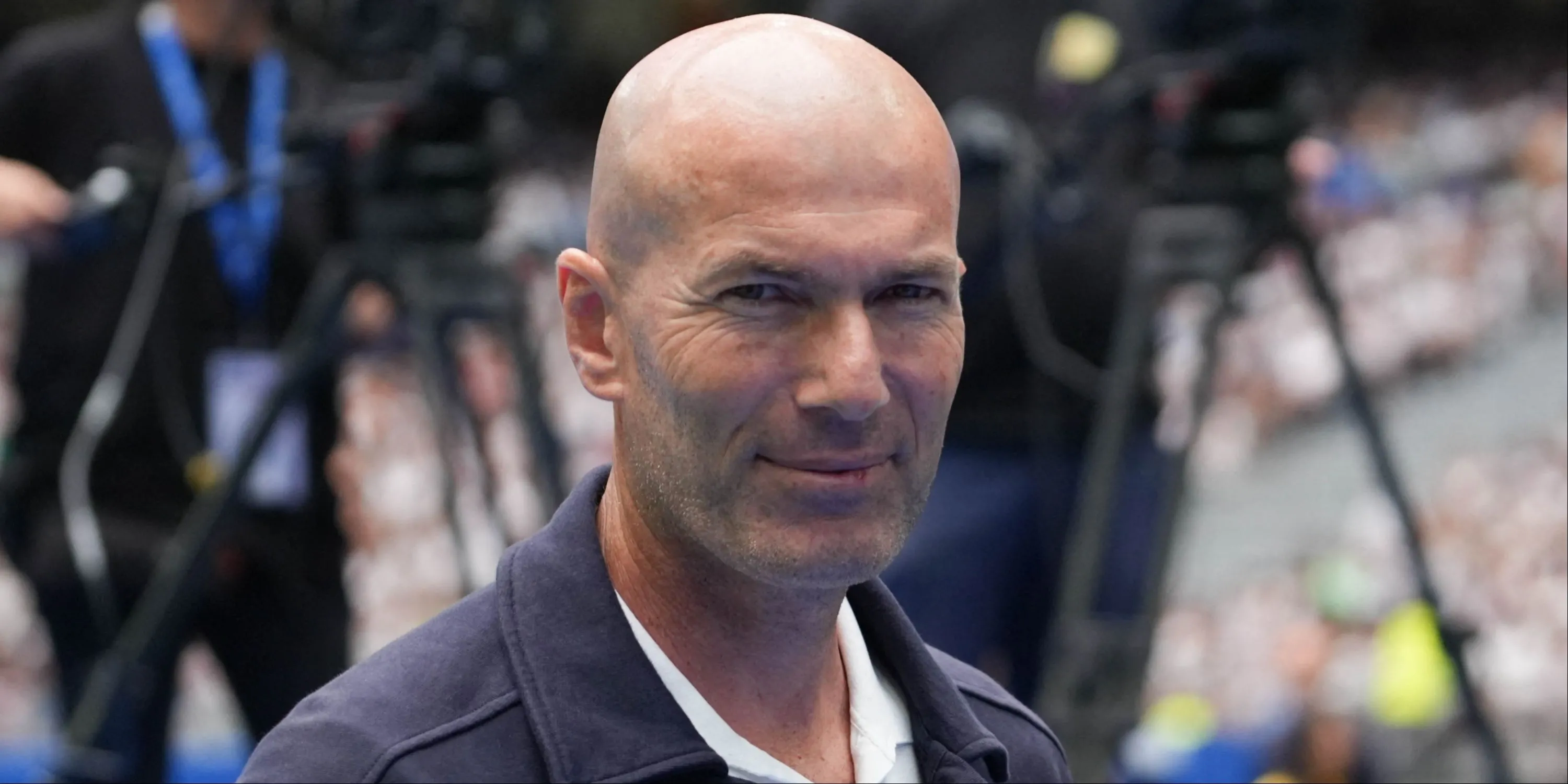 Zinedine Zidane, cựu HLV Real Madrid với vẻ mặt trầm tư
