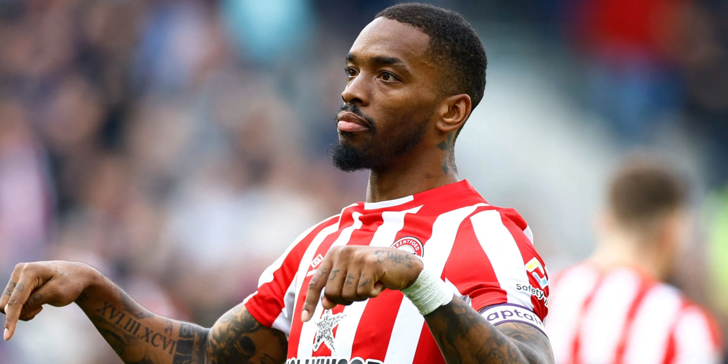 Ivan Toney in action for Brentford