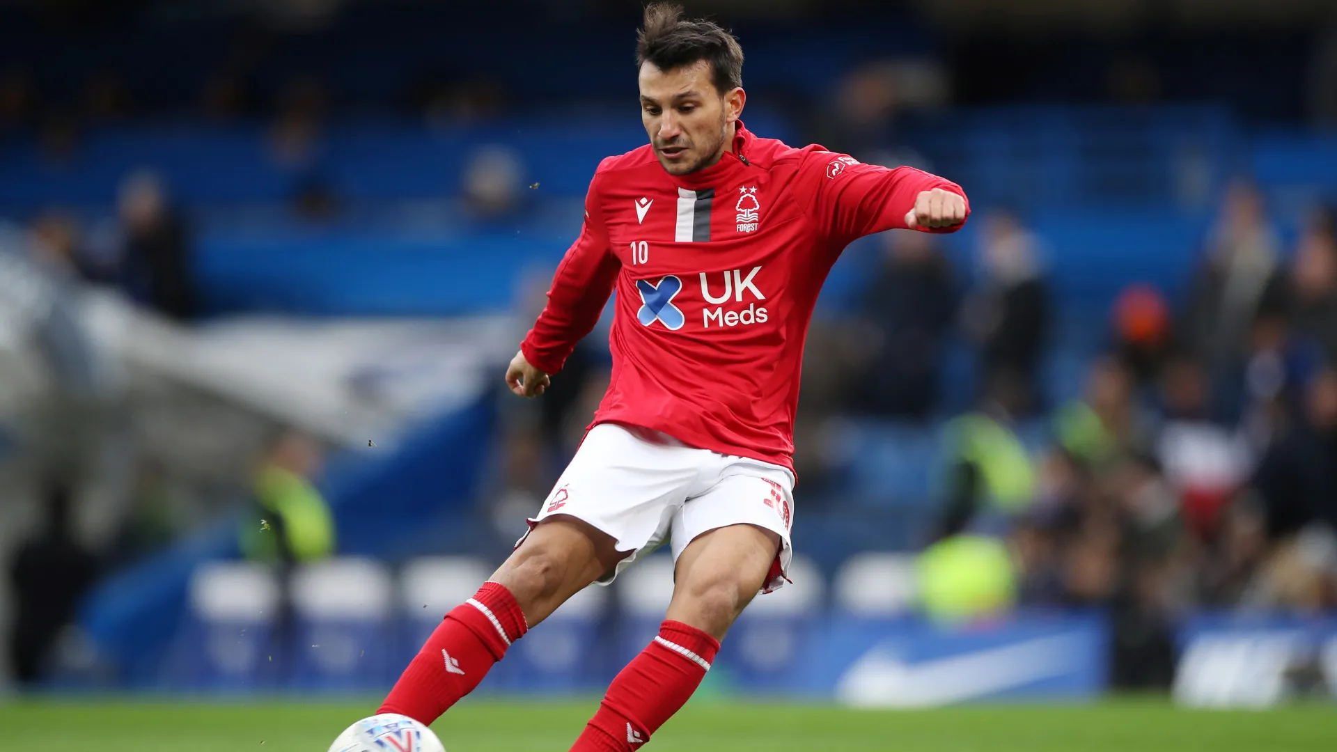 Joao Carvalho trong màu áo Nottingham Forest