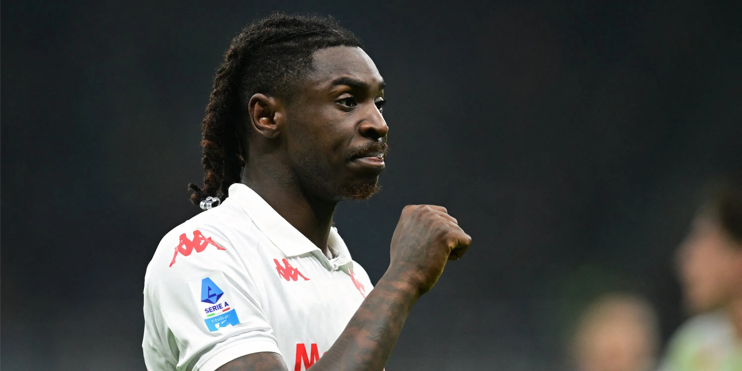 Moise Kean trong màu áo Fiorentina