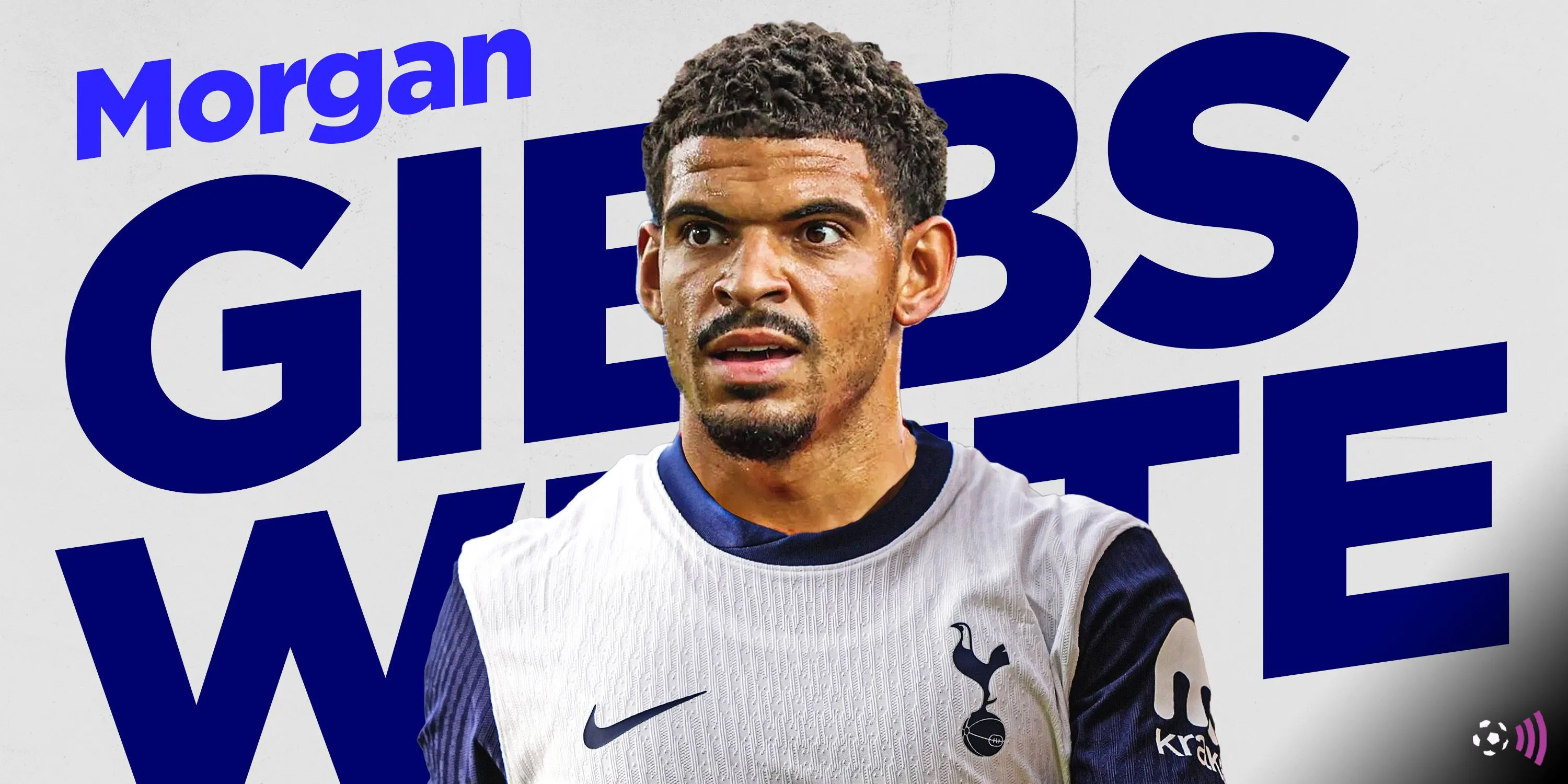Morgan Gibbs-White trong màu áo Nottingham Forest, anh đã ký hợp đồng mới khiến Tottenham hụt hẫng