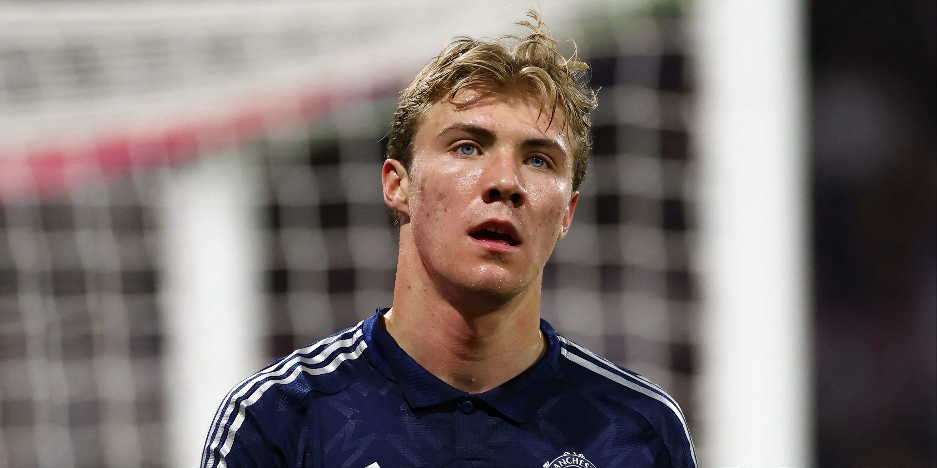 Rasmus Hojlund trong màu áo Manchester United