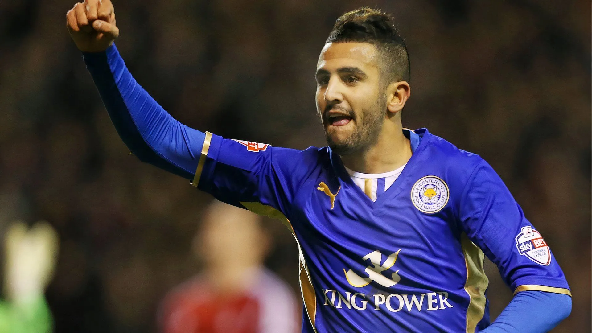 Riyad Mahrez của Leicester City trong thời gian thi đấu tại Championship