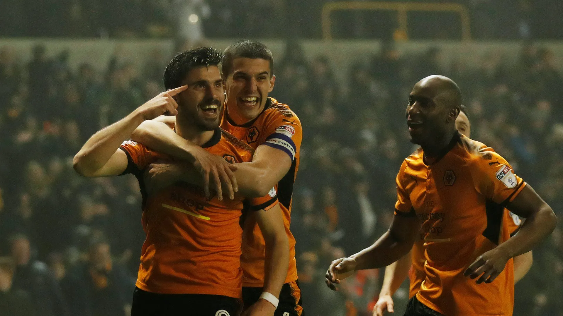 Ruben Neves của Wolverhampton Wanderers trong trận đấu với Derby County