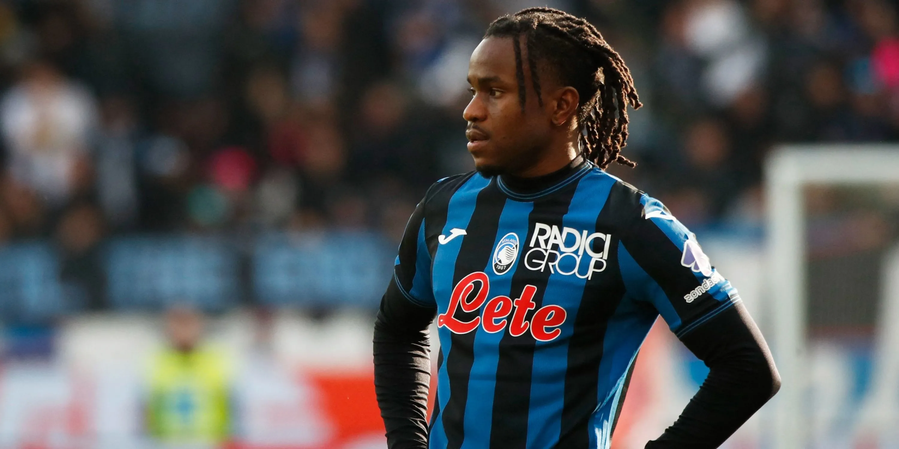 Tiền đạo Ademola Lookman trong màu áo Atalanta tại Serie A