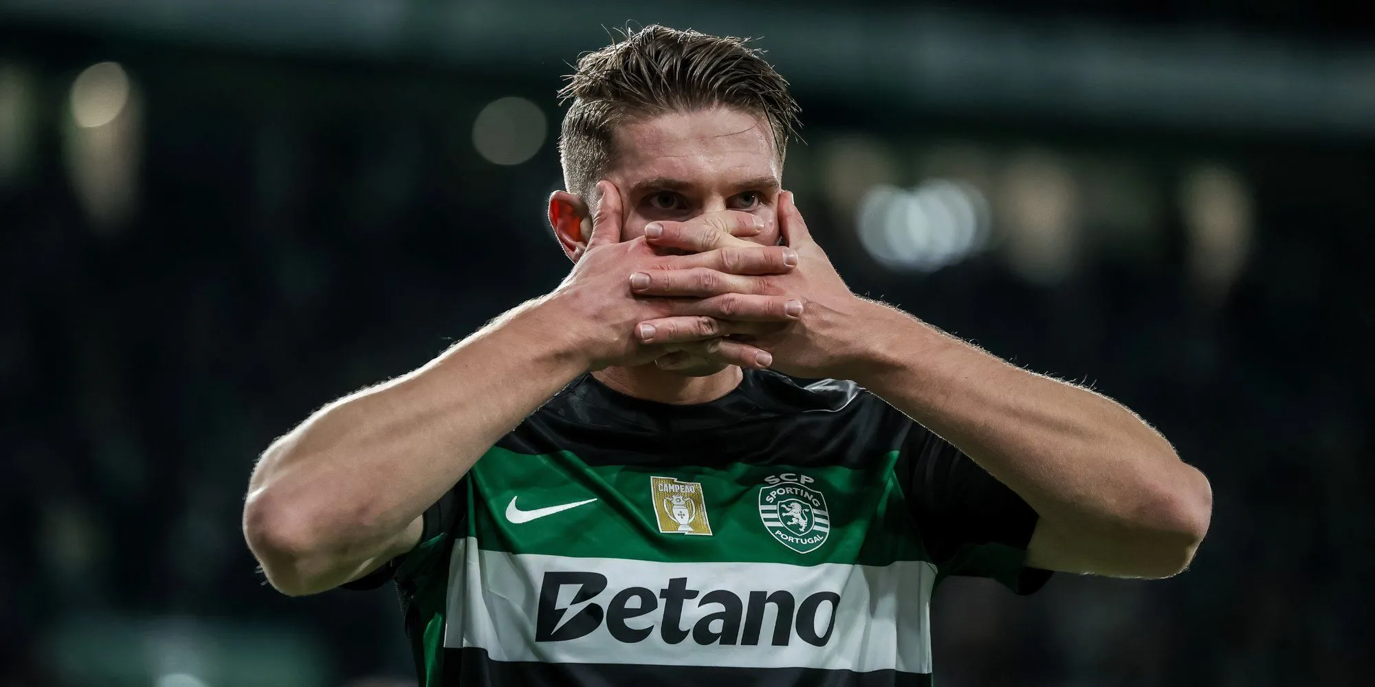 Tiền đạo Viktor Gyokeres thi đấu cho Sporting CP, mục tiêu chuyển nhượng của Arsenal