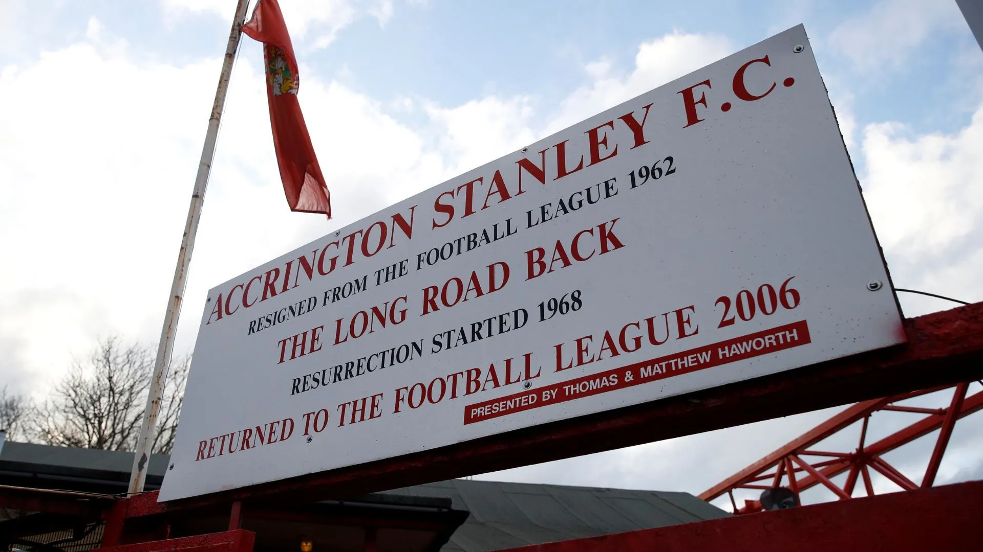 Toàn cảnh sân vận động Wham Stadium của CLB Accrington Stanley