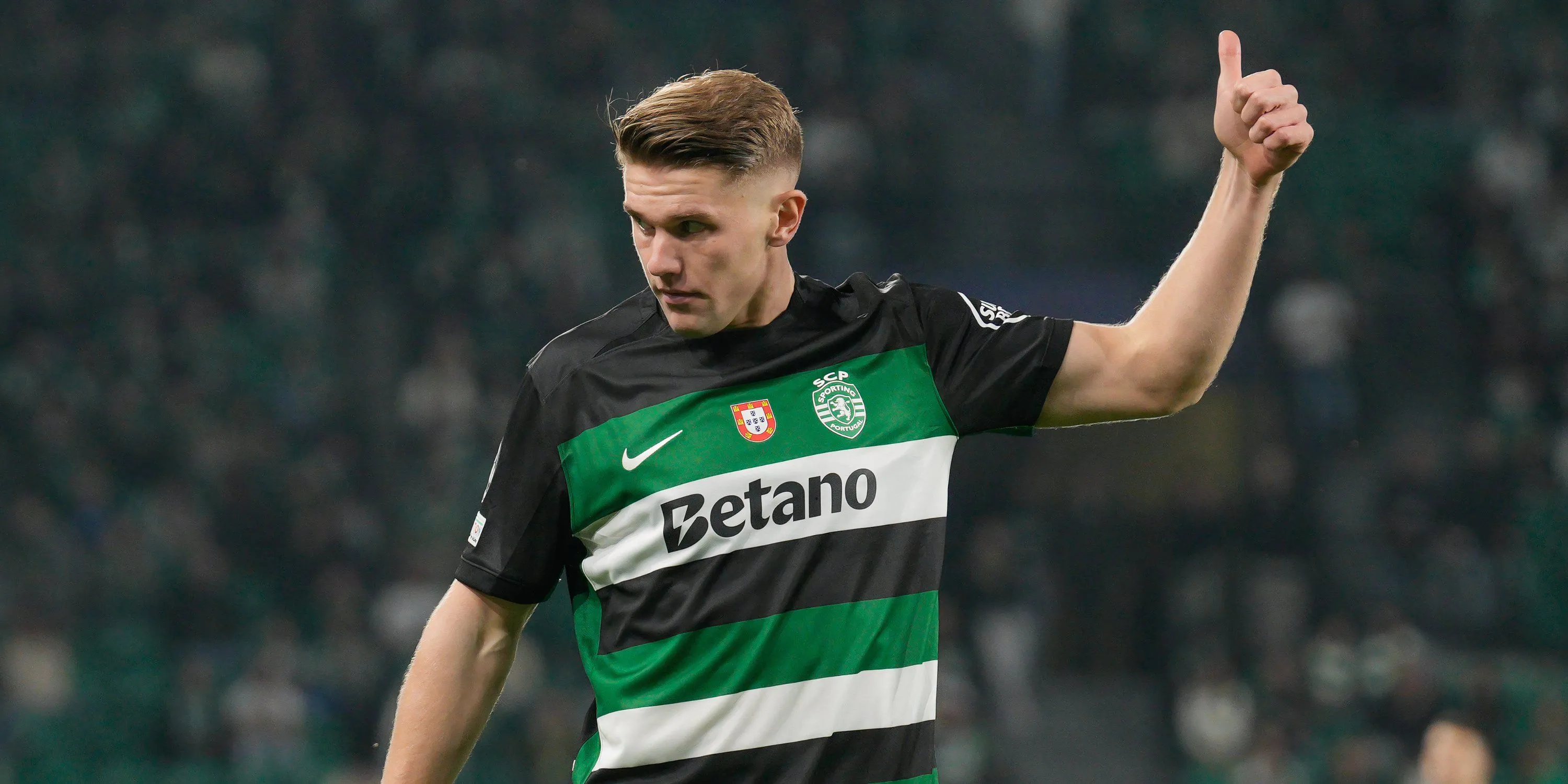 Viktor Gyokeres, tiền đạo người Thụy Điển đang đàm phán hợp đồng với Arsenal.