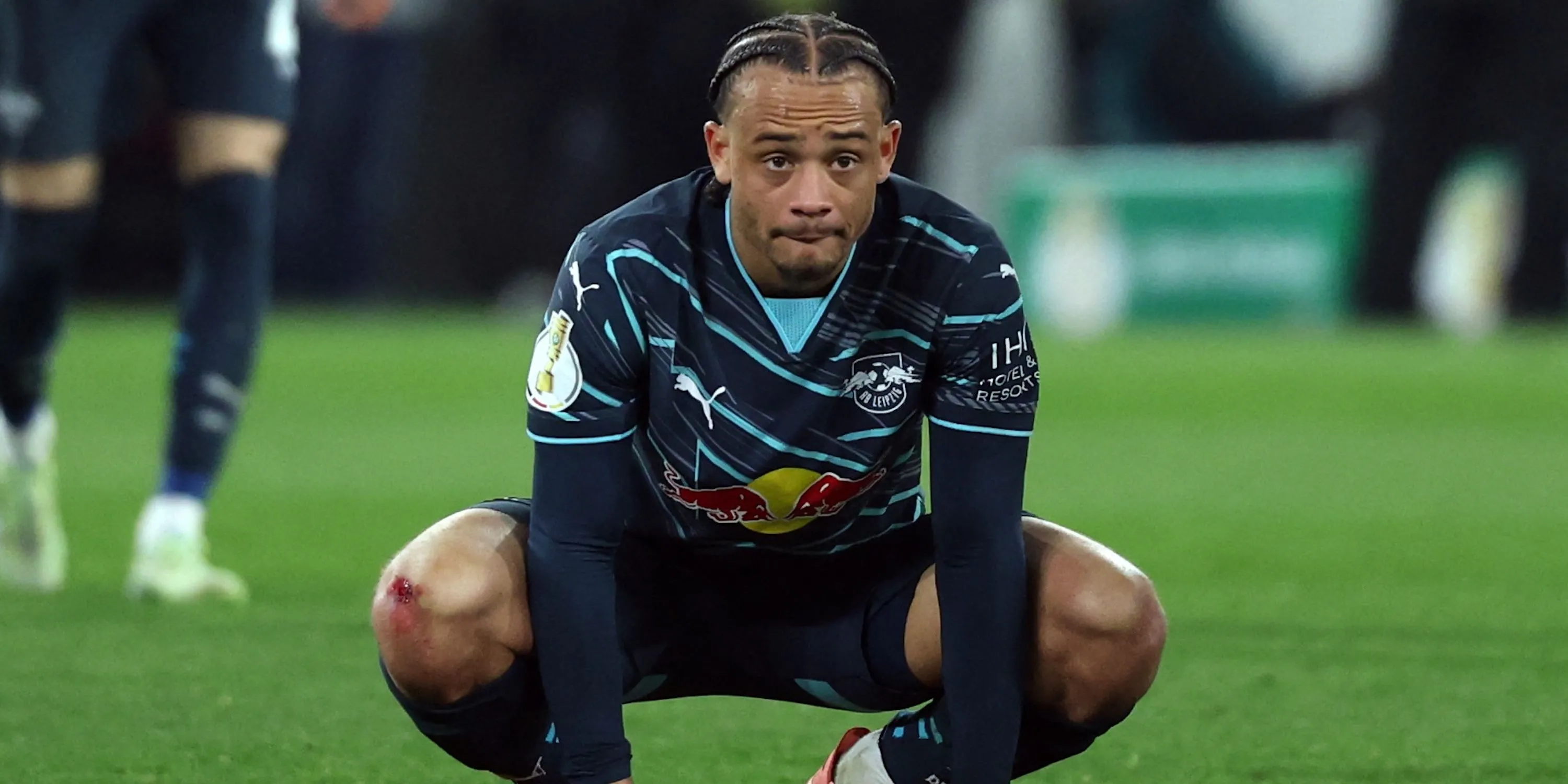 Xavi Simons biểu lộ cảm xúc sau trận đấu của RB Leipzig, khi Chelsea đang tiến hành đàm phán.