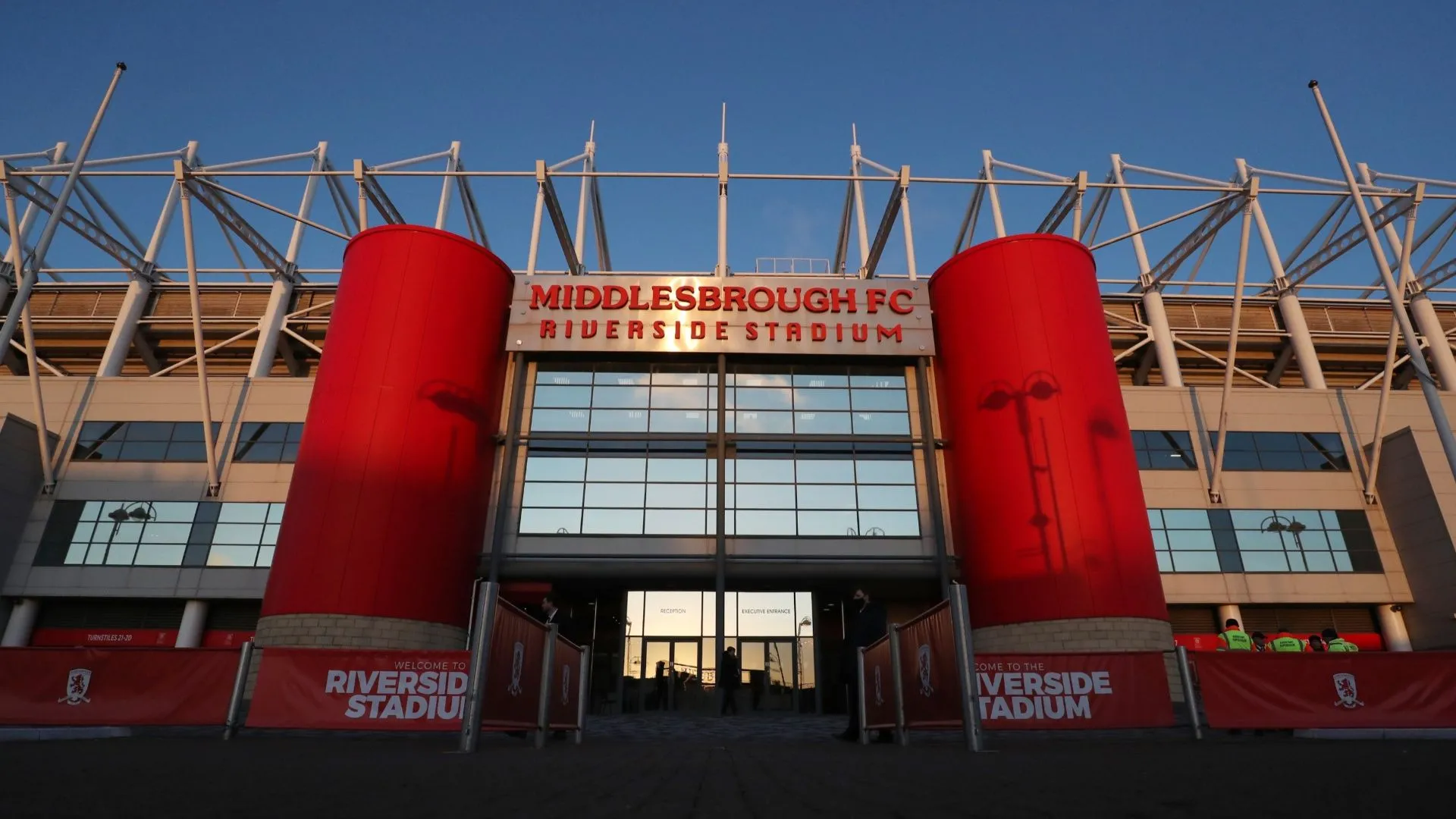 Sân Riverside, nơi đội bóng Middlesbrough thể hiện sức mạnh của mình