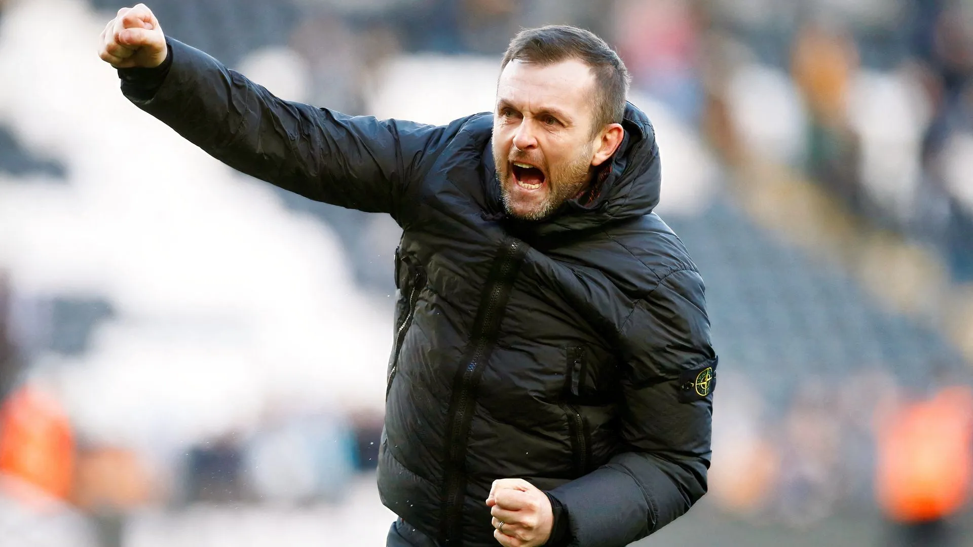 Nathan Jones tại trụ sở huấn luyện của Charlton Athletic